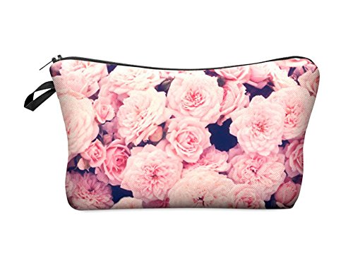 CINEEN 3D-Druck Wasserdicht Kosmetiktasche Reise Make-Up Schminktasche Geldbeutel Verfassungsbeutel Kulturbeutel Toiletry Bag Bleistift Feder Handtasche Mehrfarbig Tasche