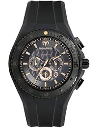 Technomarine 109047 - Reloj cronógrafo de cuarzo unisex, correa de silicona color negro