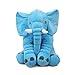 Produktbild 30cm beschwichtigen schlafen wie EIN Baby-Elefant Plüschtier begleiten Puppe EIN blaues Kleid Lustiges Spielzeug, um Ihre Leidenschaft für Feiern zu Zeigen.