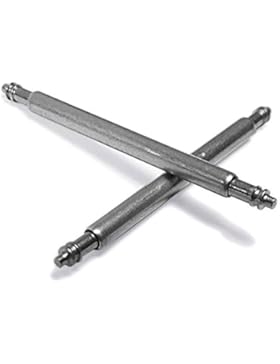 1PAAR 20mm FEDERSTEGE UHRENSTIFTE STIFTE WATCH BAND SPRING BAR 1,50mm DURCHMESSER, Stegbreite:22mm