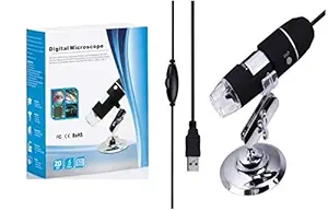 A&S TOOL SHOP USB Digital Microscope Endoscope 1000X 8LED Magnifier Zoom Camera + Lift Stand
