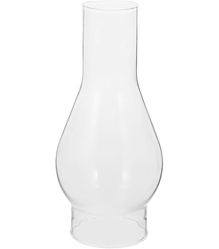 Paralume In Vetro Di Ricambio Per Lampada A Olio – 9,1x4,1 Cm, Antiuragano Trasparente, Adatto A Lanterne A Cherosene Vintage