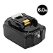 Produktbild Eagglew BL1860B 18V 6,0Ah Li-ion Ersatz Akku für Makita BL1850 BL1860 BL1840 BL1830 BL1815 194205-3 194309-1 LXT400 Werkzeugakkus (Mit 4 LED Kontrollleuchte)