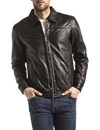 BLUE WELLFORD Cazadora Piel Koluton Negro 2XL