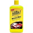 Formula 1 Carnauba Wash and Wax Shampoo for Car & Bikes (473 ml)