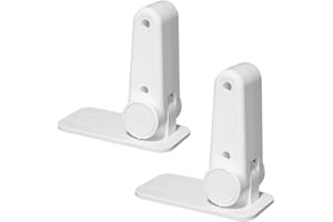 GUIDRE 2 sztuki zamka klamki do drzwi, do klejenia, bez wiercenia, zabezpieczenie okna dla dzieci, samoprzylepne, wielofunkcyjne zamki klamkowe, na balkon, do sypialni, salonu