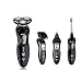 Gixmo wet and dry rechargeable electric shaver with trimmer & toothbrush RS.1699.00