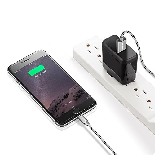 Keluoer Blitz-Kabel Apple iPhone Ladegerät USB-Kabel – für iPhone 7-7Plus 6S Plus-6 Plus SE 5S 5C 5, iPad 2 3 4 Mini, iPad Pro Air 2, iPod – 3.3ft / 1m (Dunkelgrau) - 7