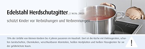 Reer Edelstahl Herdschutzgitter - 3