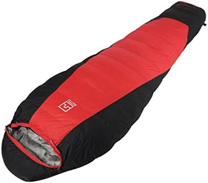 sleeping bag Mummy Duck Down Sleeping Bag Ultra-light Section Outdoor Camping Adult Mummy Sleeping Bag, Home Travel Envelope Down Sleeping Bag Outdoor sleeping bag ( Color : Red , Weight : 2.6kg )
