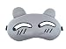 Jenna™ Line_Grey Cartoon Face Sleeping Eye Mask RS.250.00