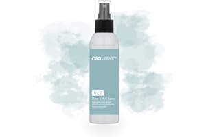 CBDVITAL BY VITRASAN Haut und Fell Spray | Für Hunde und Katzen | Offiziell anerkanntes Heilwasser | Angenehm kühlend | Reduziert Rötungen
