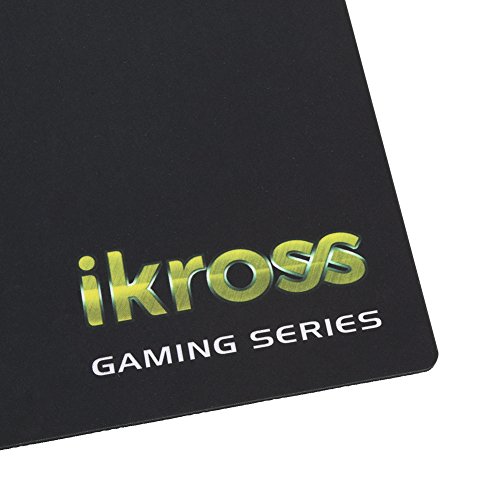 Gaming Mauspad | iKross G71 XXL Gaming Mauspad 35.4 x 11.8 Zoll mit Hohe Qualität Präzise Fläche und Rutschfeste Gummiboden Optimal für Computerspieler, Grafiker, Normaler Benutzer – Schwarz - 3
