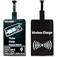 QI Receiver Type A Compatible with Samsung Galaxy J7-J3-J6-J8- Galaxy S5- LG V10- LG Stylo 2-3-4- QI Wireless Adapter, Wireless Charging Receiver, QI Receiver Adapter Samsung- QI Adapter Galaxy J7 J3