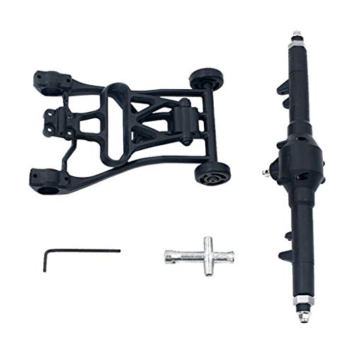 Preisvergleich Produktbild TIREOW RC Auto Ersatzteile Hinten Antikollisionsschlüssel + Hinterradgetriebe für Wltoys 12428 12423