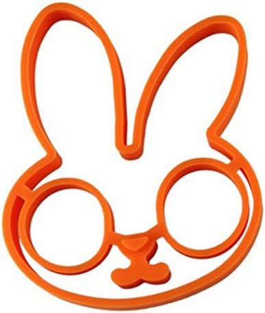 Fayear Silicone Cartoon Animal Shaped Fried Egg Pancake Omelette Mould Breakfast Cooking Mold (Rabbit)