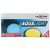 ANSMANN Aqualight LED-Unterwasserleuchte – Beleuchtung für Pool Badewanne Wellness Teich Party – Stimmungslicht wasserfest schwimmfähig (6er Pack) - 6