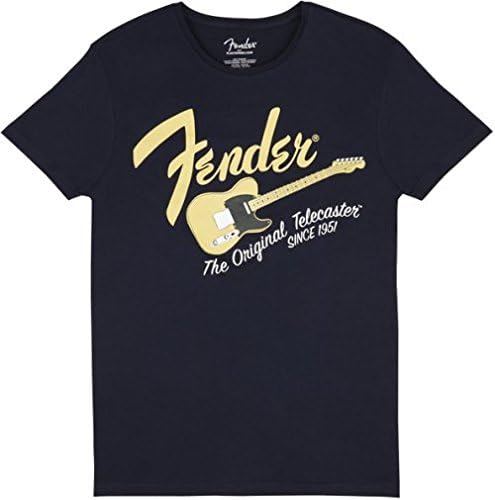 Fender Original Tele T-Shirt - Navy/Blonde