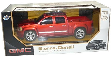 GMC Sierra Denali Pickup Truck 1:24 Friction Series Red by Lollipop Toys