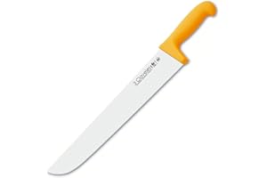 3 Claveles 1390 - Coltello da macellaio, 36 cm, colore: giallo