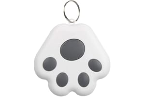 BEAUTYBIGBANG Mini Cat Dog GPS Tracking Locator Prevention Anti-Lost, Smart Tracker Tracking Loss Prevention Waterproof Device Pet Locator for Luggages Kids Cats Dogs Wallet Key Collar (Grey)