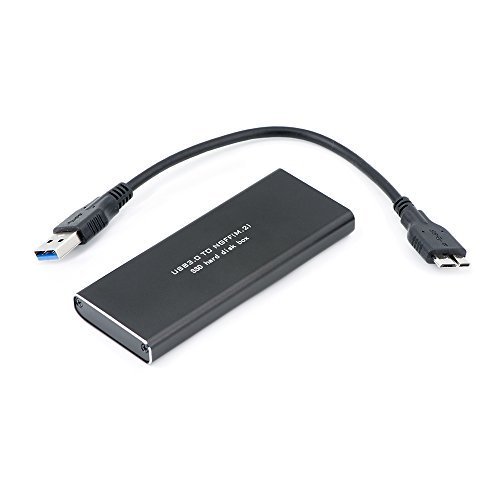 QUMOX NGFF M.2 SSD zu USB3.0 Externe SSD-Konverter-Adapter Gehäuse Fall - 2