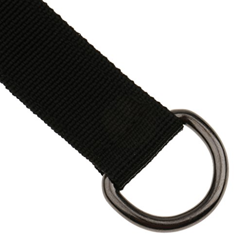 Nylon Hanging Hammock Straps Belt Kit with Haken Ringe fuer Hängematten Straps – wie bild, 25cm - 3