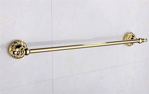 Weare Home Badzubehör Modern Ti-PVD Finish Messing Material Farbe Gold Wandmontage Handtuchhalter Handtuchstange Badzimmer Accessories - 2