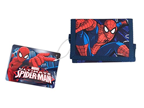 SPIDERMAN - CARTERA Y LLAVERO CON FACÍL APERTURA