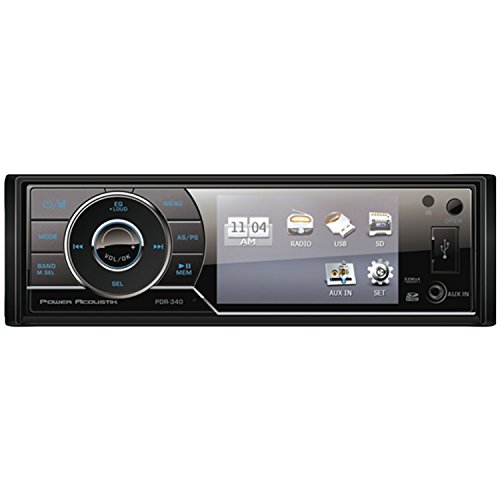 Power Acoustik PDR340 Single-DIN Detachable Multimedia Reciever with 3.4-Inch LCD RS.3999 (69.00% Off) - Amazon