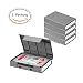 Produktbild QICENT 5 packung QICENT 3,5 Festplatten Schutzhülle Professional Premium externes Festplattengehäuse eingebautes stoßfest Gummimatte für 3,5 Zoll Festplatten Western Digital WD Seagate Toshiba Samsung Intenso - Grau