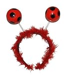 Pierro´s Kostüm Haarreif Käfer Lumi Zubehör Haarreif Marienkäfer Damen Accessoire für Karneval, Fasching, Halloween, Motto Party / Verkleidung Marienkäfer