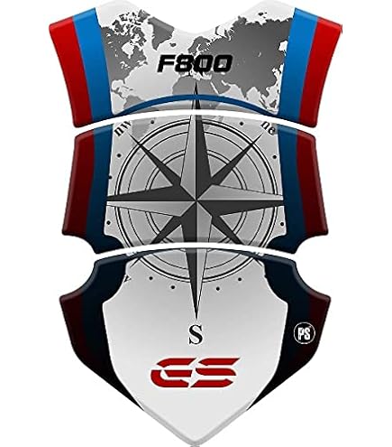 Tankpad 3D Résine Anti-Rayures Protection Réservoir Essence - Compatible BMW F800GS / F800 / F 800 GS
