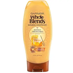 Garnier Whole Blends Repairing Conditioner Honey Treasures, Damaged Hair, 12.5 fl. oz.