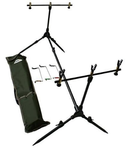 Summit Tackle Pod 3 rod Adjustable Stainless Steel Carp Fishing S/S Kit 6 :  Amazon.co.uk: Sports & Outdoors