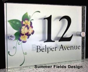 House Signs - SUMMER FIELDS Designer Style | 2 Part 10 Year Guarantee Acrylic Sign