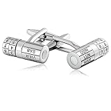 ♥Material: Edelstahl, Hypoallergen; Größe: 2.1x0.9 cm; Gewicht: 25 g;Tolles Accessoire für den Hemd-Outfit, passt ideal zu Hemd, Anzug oder Tuxedo am Hochzeit und Party.