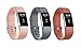 Produktbild Dingtool 3pcs Armband-Bügel-Band Ersatz Zubehör für Fitbit Charge 2(kein Tracker) (style3-3pcs, Klein(Small))