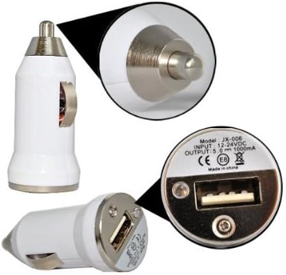 Accessory Master- USB Car Charger Adaptor with 2-Port 1.0 Amp for LG V10 H900/H901