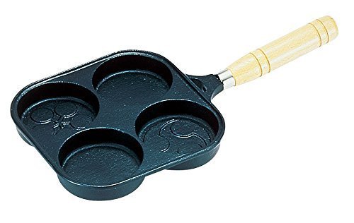 détail Poele en Fonte Obanyaki Imagawayaki Dorayaki Pancakes Japonais