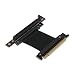 Produktbild Nanoxia PCI-E 3.0 Riser Card Cable Typ B - 10 cm, schwarzer Sleeve, biegsam, Impedanz 90 Ohm, 180 Lines, unterstützt PCI-Express 1.x, 2.x und 3.0