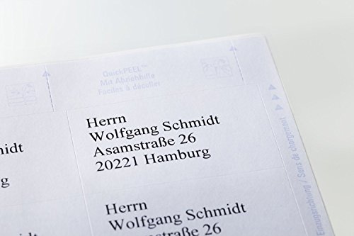 Avery Zweckform 3490 Adressetiketten (A4, Papier matt, 1200 Etiketten universal, 70 x 36 mm) 50 Blatt weiß - 7