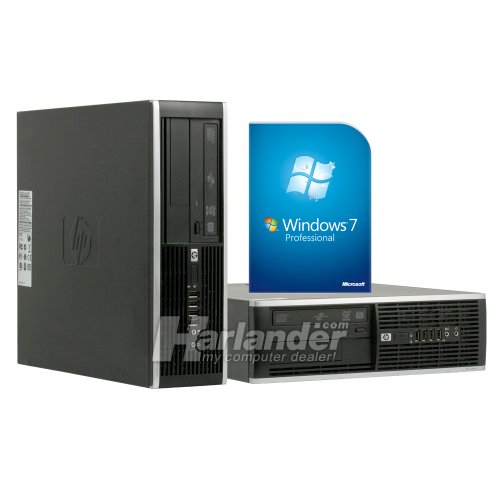 HP Compaq 8000 Elite SFF Business PC (Intel Core 2 Duo E8400 3.00 GHz, 4 GB RAM, 250 GB HDD, GMA 4500, DVD-RW, Win 7)