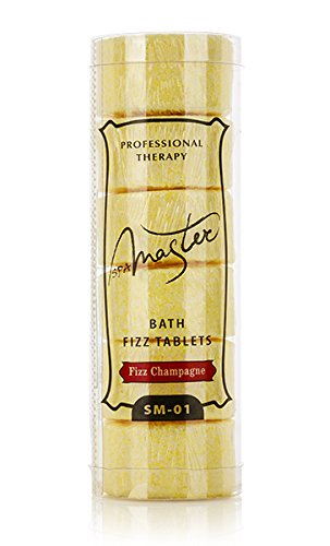 Spa Master Profesional - Tabletas de burbujas de baño Fizz Champagne