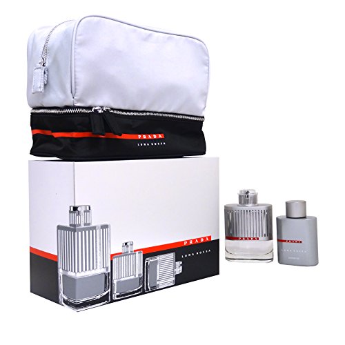 Prada Luna Rossa Gift Set contains EDT Spray 100 ml/ Shower Gel 100 ml/ Grooming Pouch