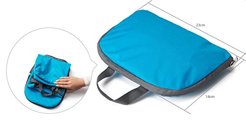 Hosaire 1 Stück Backpack Fahrradrucksäcke Nylon Wasserdicht Faltbar Rucksack für Outdoor Wandern Camping,Reise Bergsteigen Tasche - 3