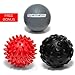 Produktbild 121PERFORM Set mit 3 Massage Bälle - Spikey, Porcupine, Lacrosse - Reflexzonenmassage Pack, Schmerzlinderung, Plantarfasziitis, effiziente myofasziale Triggerpunkte Release für Nacken Rücken Füße