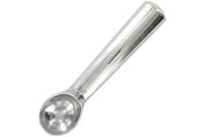 FM Professional 21552 Cuillère à glace, Aluminium, Gris, 18,5 cm