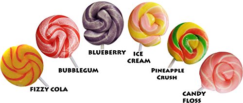 Preisvergleich Produktbild Mini Wirbler Pops ~ Geschmack Auswahl (Packung mit 8)