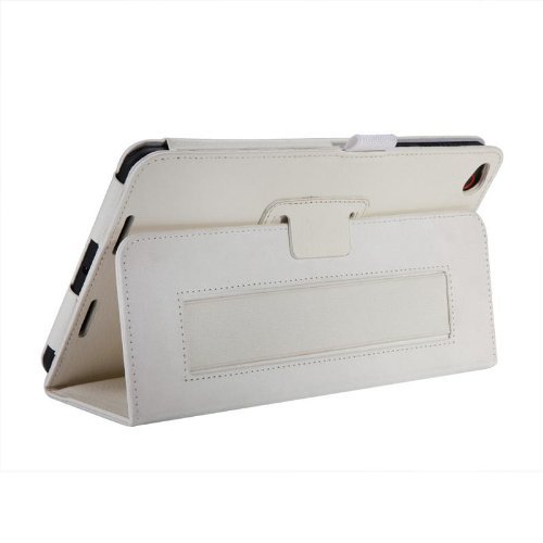 iProtect Kunstleder Tasche weiß für Lenovo ThinkPad 8 Schutz Hülle Case mit Standfunktion 8,3 Zoll - 7